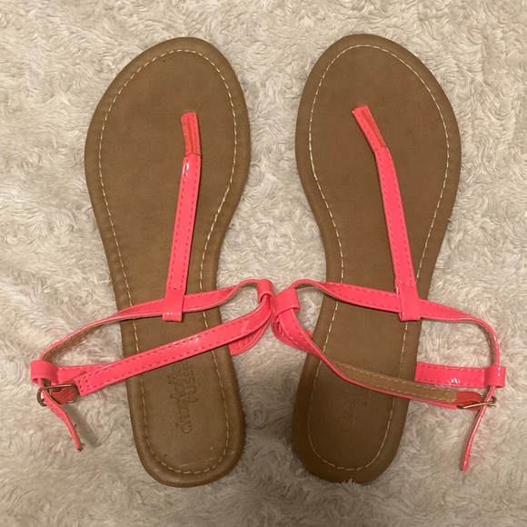 Charlotte Russe Multicolor Floral Maxi Dress with matching Sandals - Picture 8 of 9